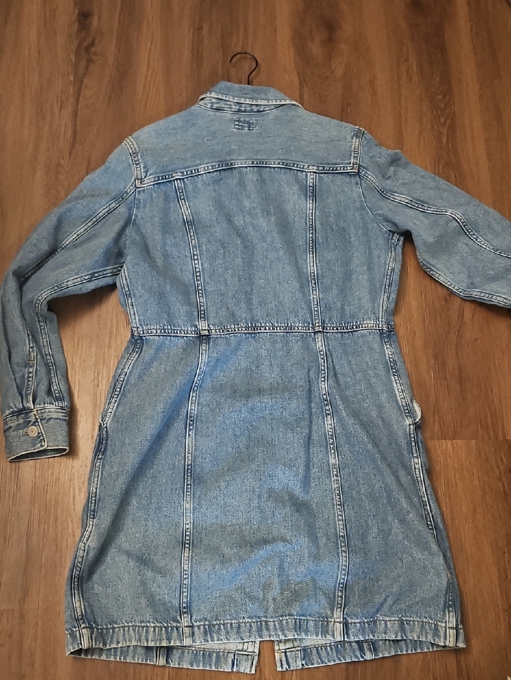 Levi's Light Blue Button-Front Denim Dress Size Large - Picture 8 of 8